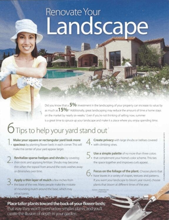 Renovate Your Landscape to Improve Your Lawn and Garden