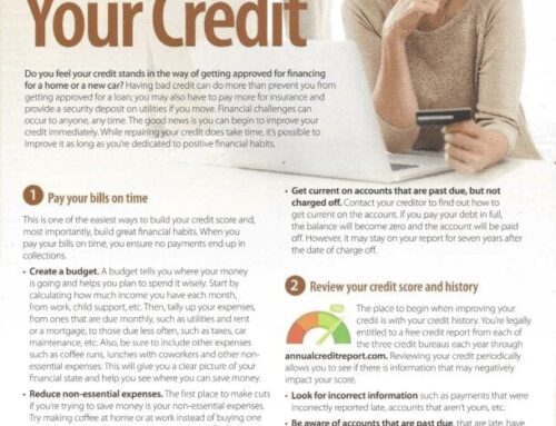 How to Repair Your Credit