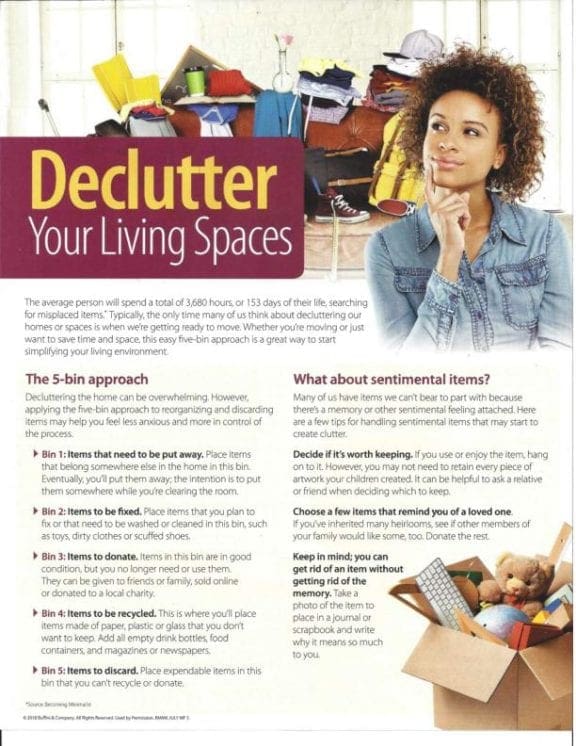 Declutter Your Living Spaces for Home Improvement