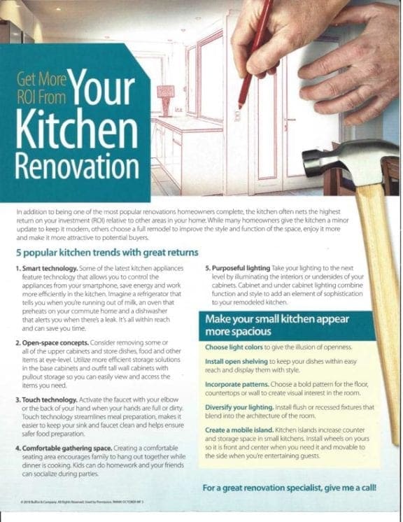 Get More ROI from Your Kitchen Renovation for Home Improvement