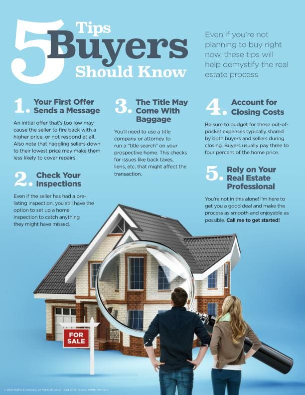 Five Tips Home Buyers Should Know