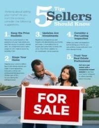 Five Tips Sellers Should Know For Selling Your Home