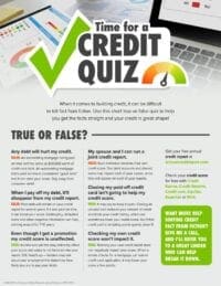 Time for a Credit Quiz