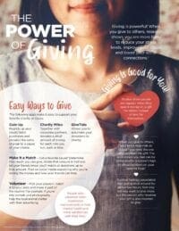 The Power of Giving