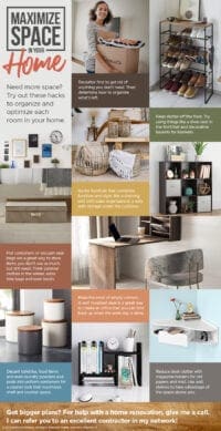Maximize Space in Your Home for Home Improvement