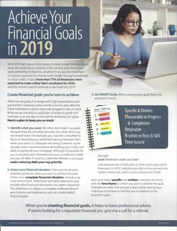 Achieve Your Financial Goals