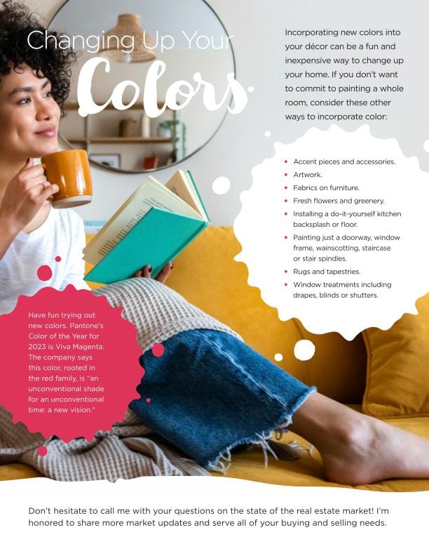 Five Top Paint Colors for 2023