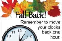 Fall Back for Daylight Saving Time