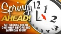 Spring Forward for Daylight Saving Time