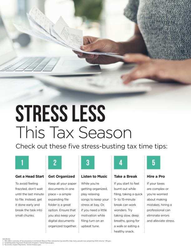 Stress Less This Tax Season