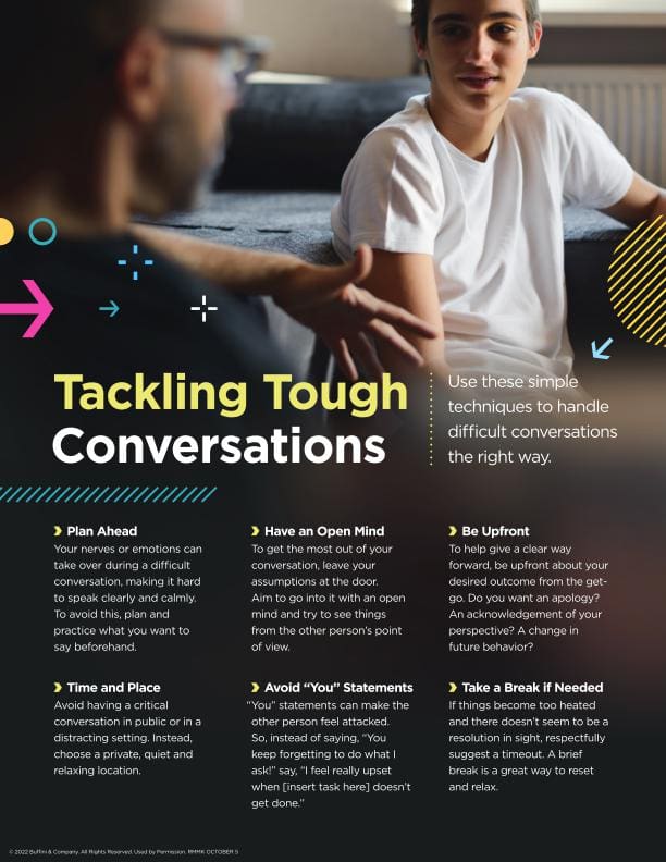 Tackling Difficult Conversations