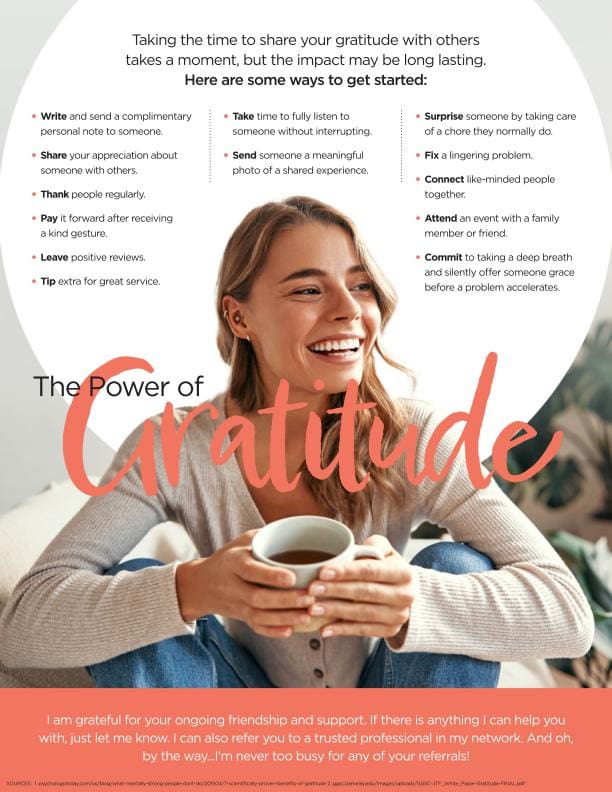 Starting with Gratitude