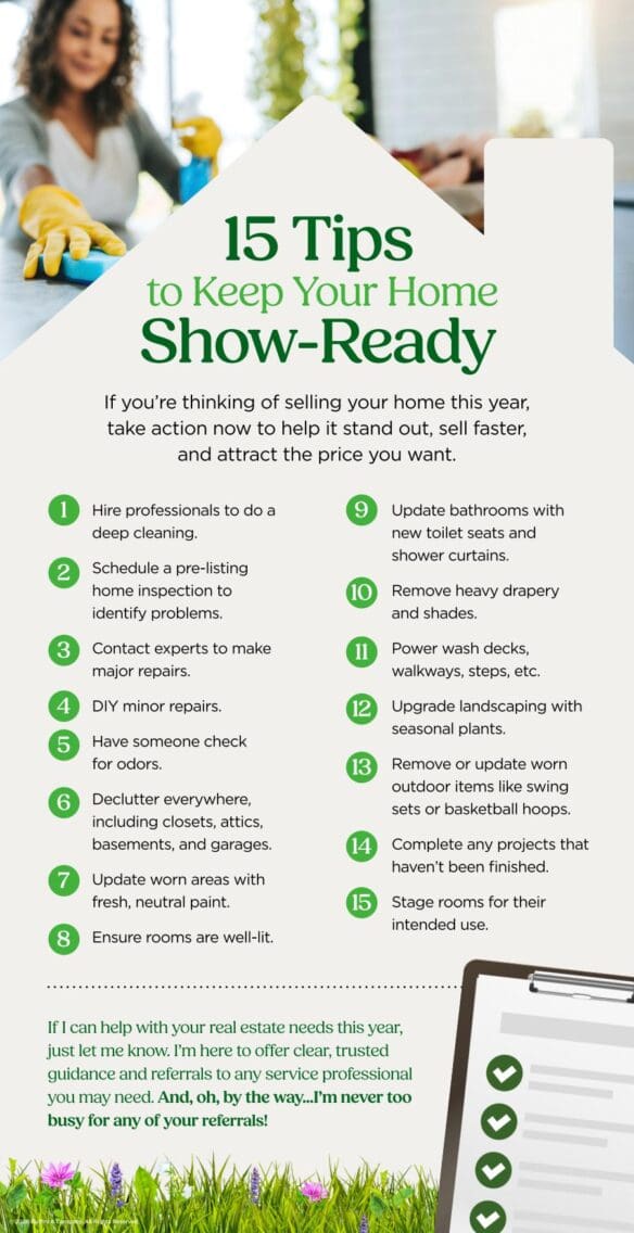 Tips to Keep Your Home Show Ready