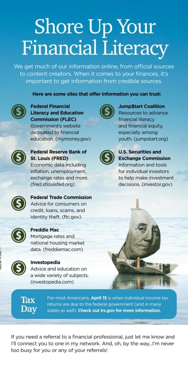Shore Up Financial Literacy